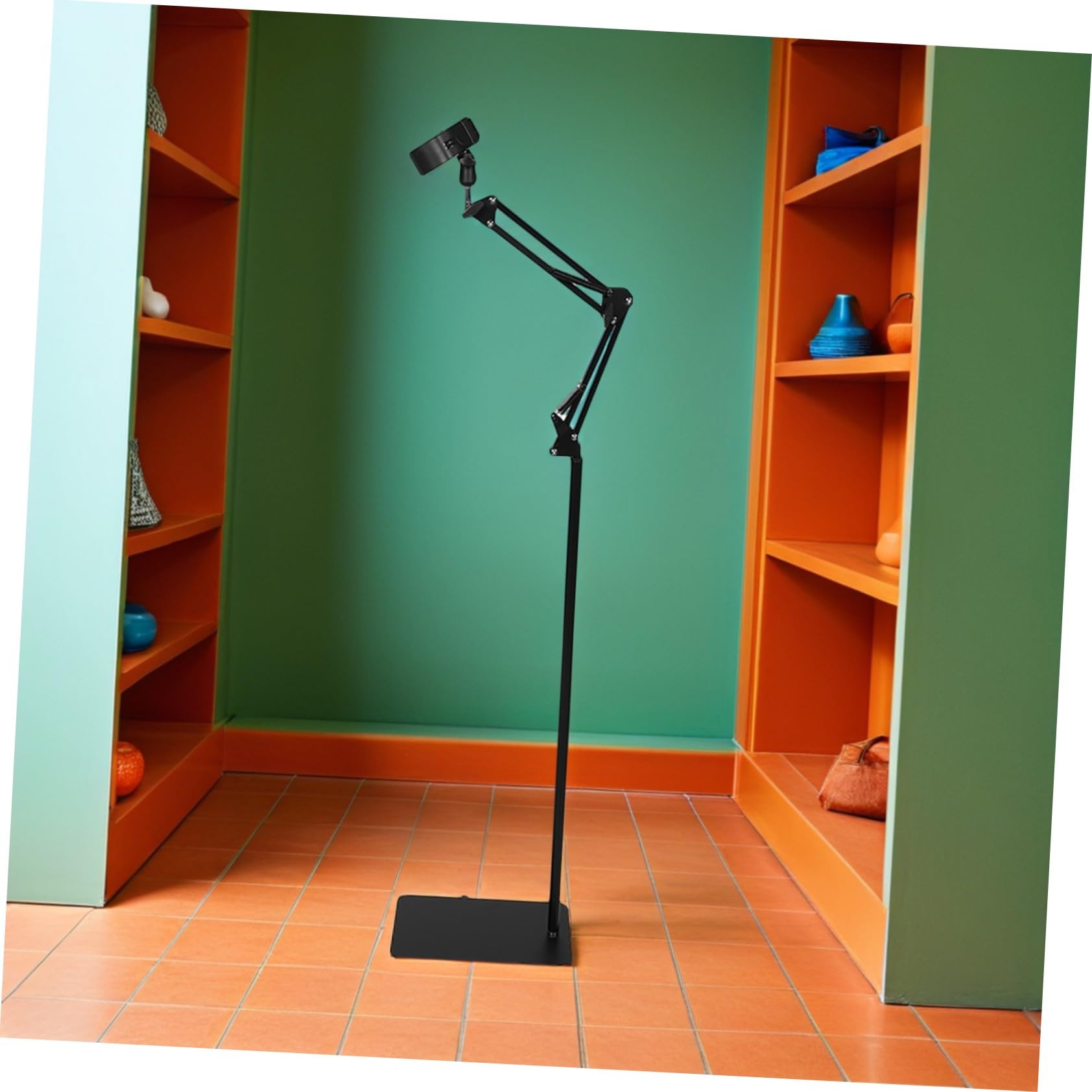 Yardwe Soporte para Secador de Pelo Abrazadera Ajustable Manos Libres para Baño Salón y Dormitorio