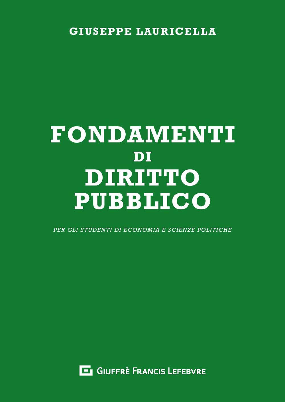 Fondamenti Di Diritto Pubblico