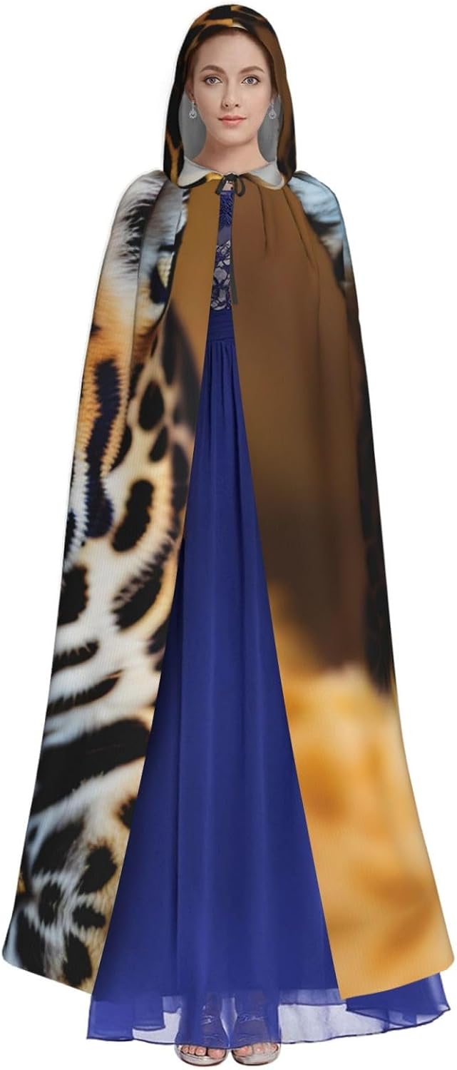 Cute Baby Jaguar 1 print Carnival hooded robe cape for adult men and women role play. Gothic cape costume