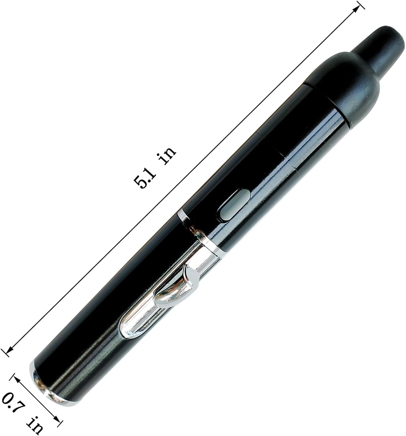 Torch Lighter,BIENVENIDO Metal Windproof Lighter, Refillable Torch Handheld Lighter,(2 Pack Black)