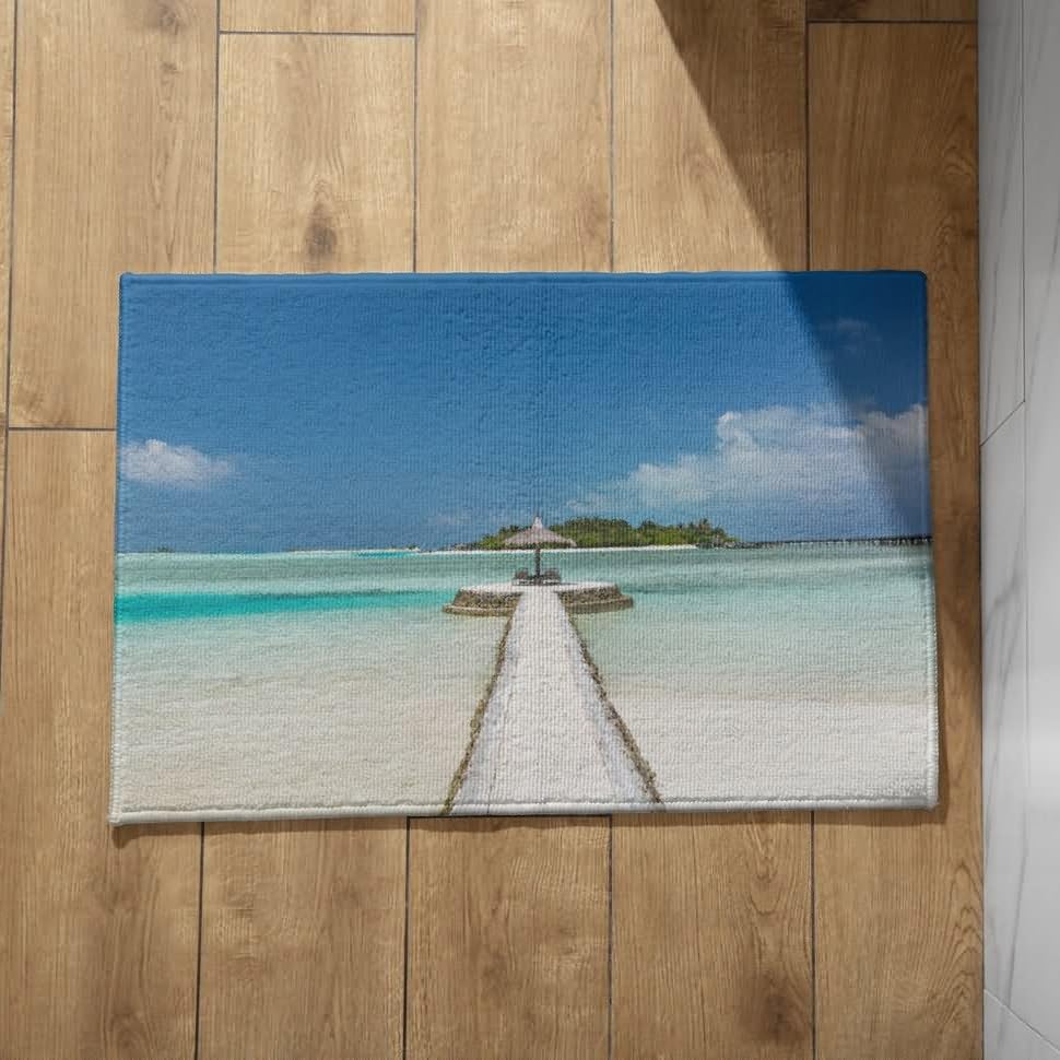 CEVAN Alfombra Suelo Cocina Antideslizante Felpudo Entrada Casa Originales Paisaje Natural Alfombra Cocina Lavable Antideslizante Alfombrilla para Puerta de Entrada 50x80cm