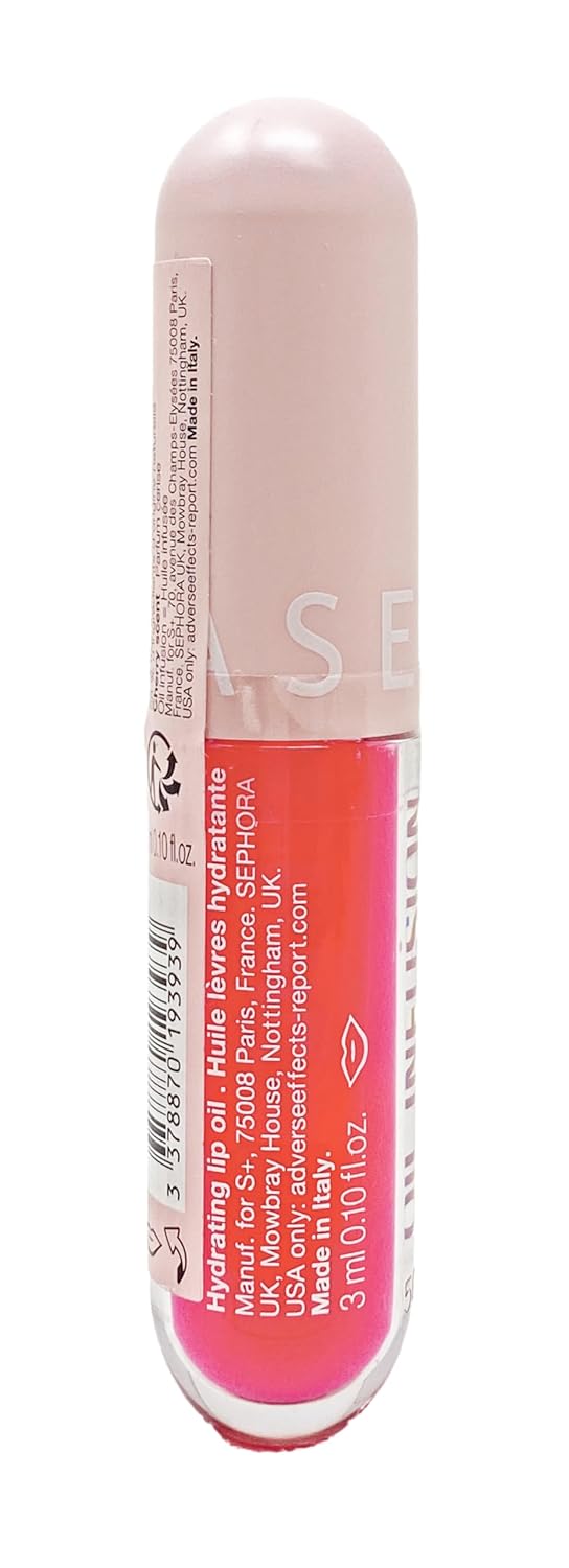 SEPHORA COLLECTION Oil Infusion Hydrating Lip Oil - Cherry (rosy pink) 0.10 oz/3 ml