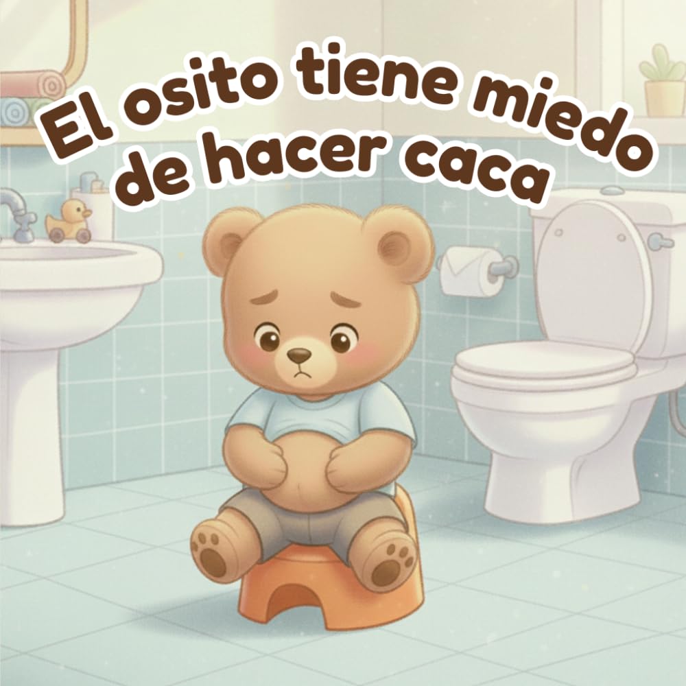 El osito tiene miedo de hacer caca: Un cuento reconfortante para ayudar a niños de 2 a 3 años a superar el miedo y aprender a usar el orinal (Las pequeñas aventuras de Leo)