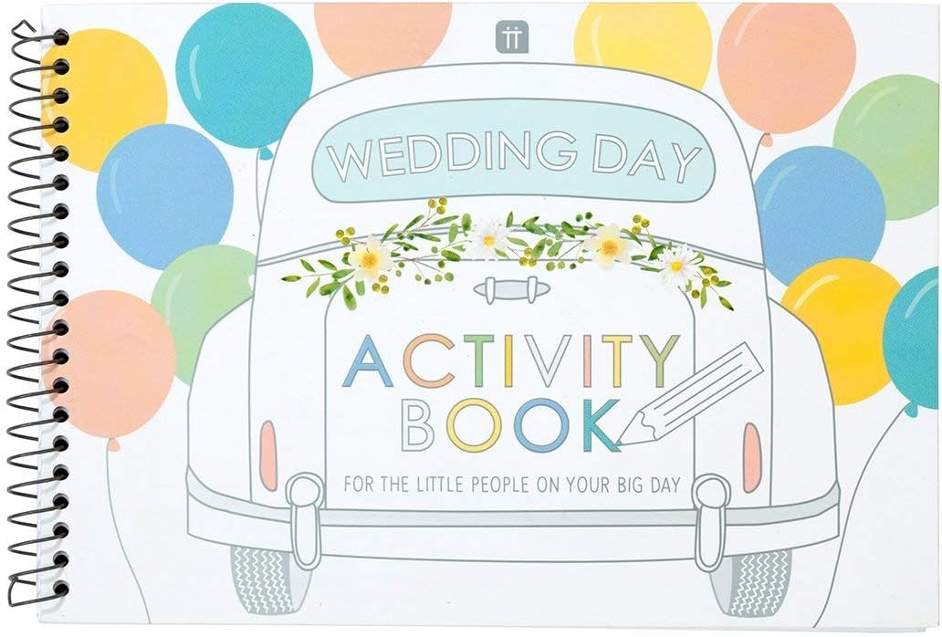Talking Tables Wedding Activity Pack for Children | Colouring Book for Kids Favours, Word Search Booklet with Games, Spot the Difference