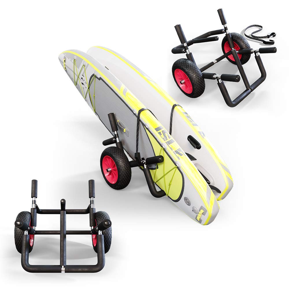 Carro de Transporte Oskar para Sup Stand up Paddle Carro de Transporte para Kayak Aluminio