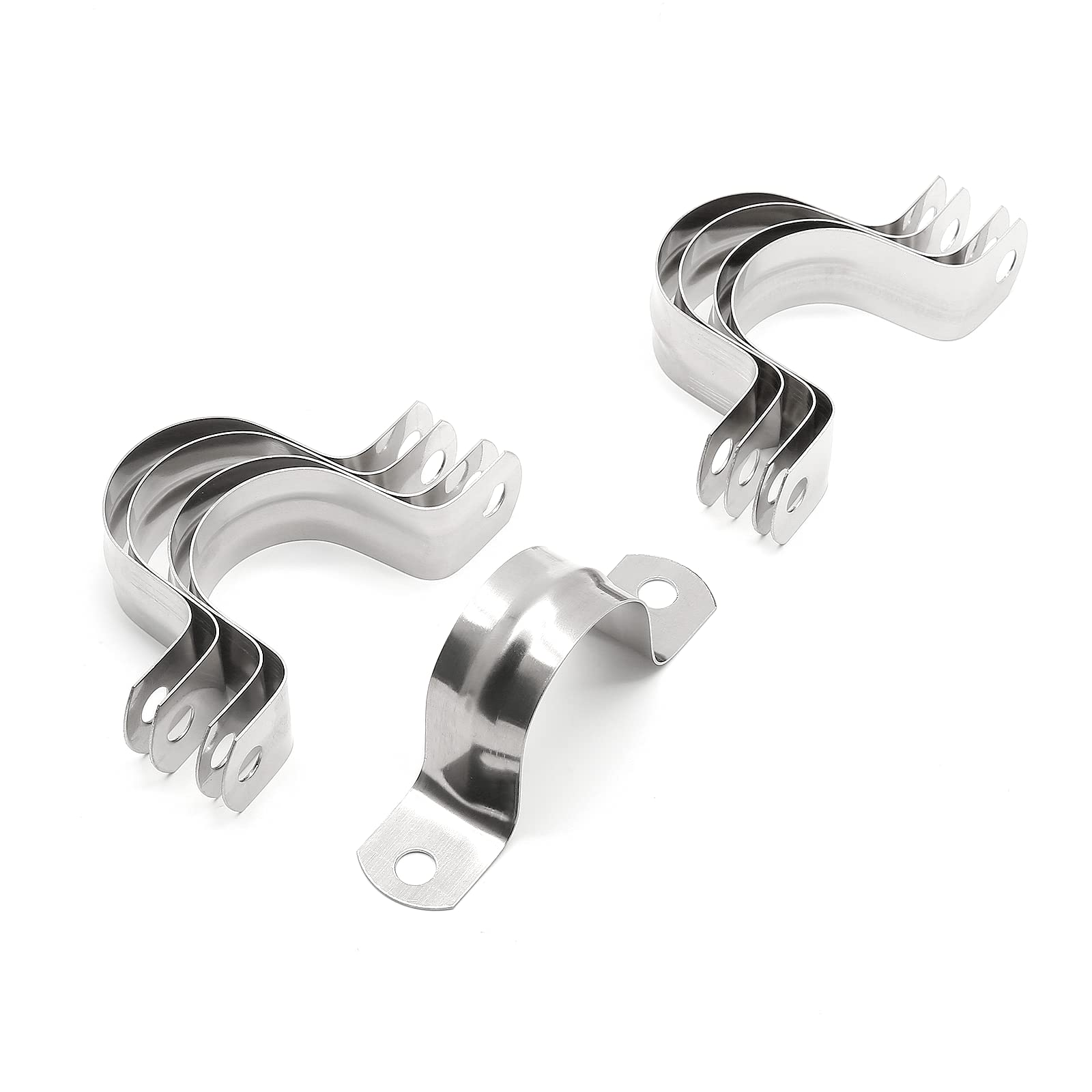 16Pcs 1-3/8 Inch Stainless Steel Conduit Clamps