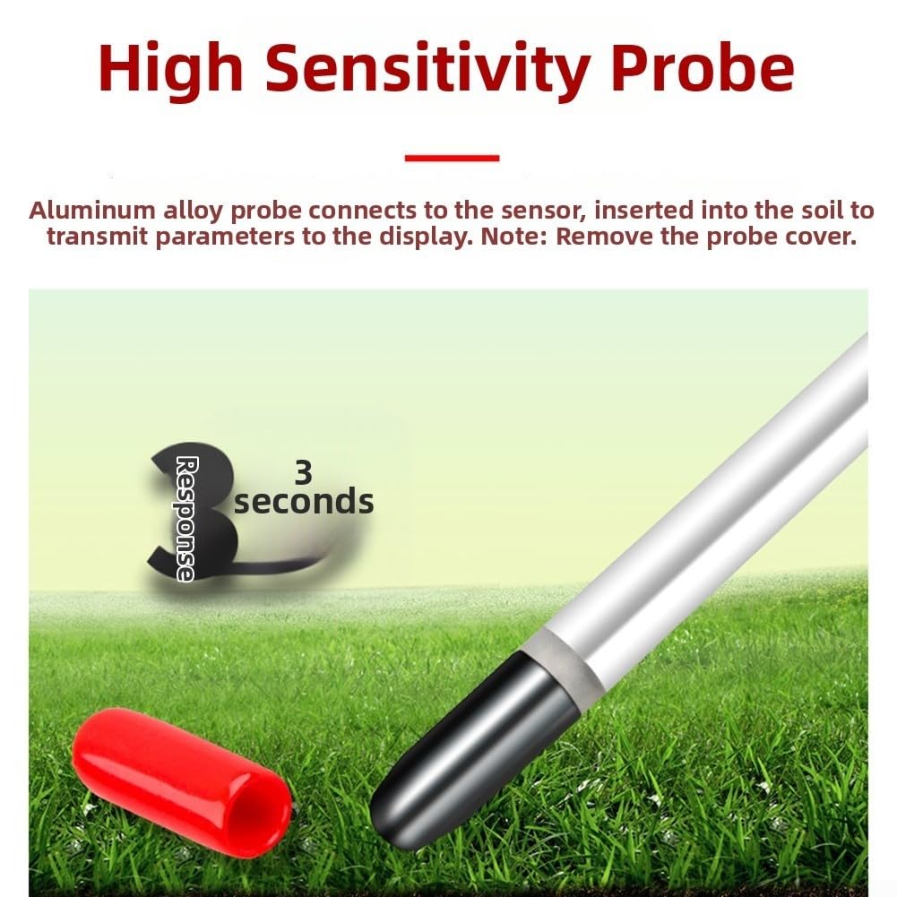 Testeur de sol pH humidité lumière TA8672 rotatif (TA8672)