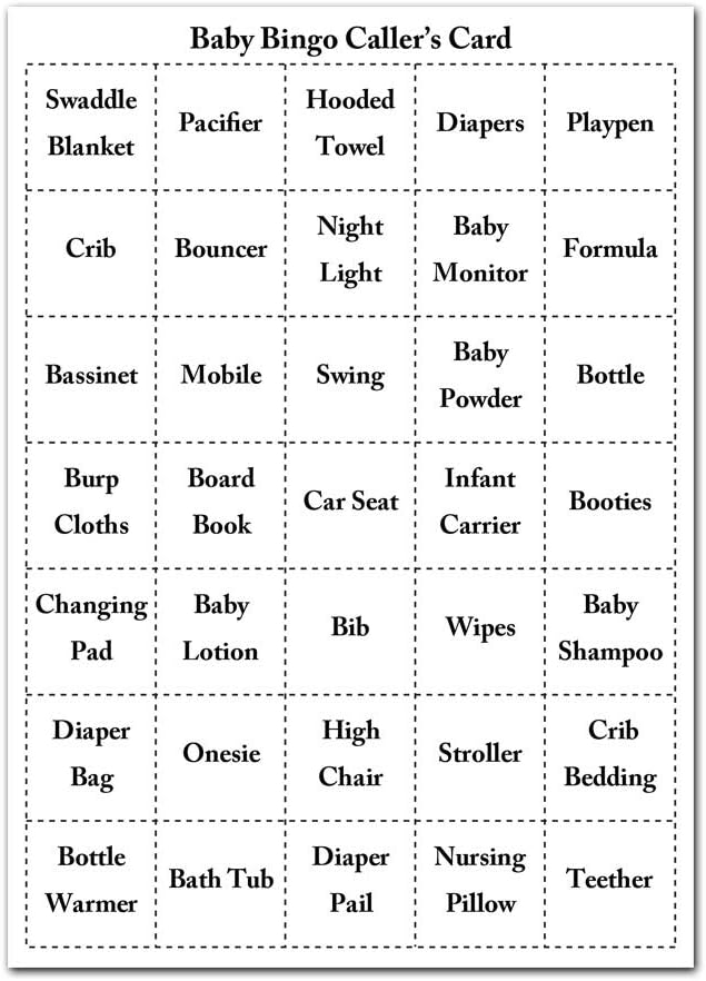 InvitationHouse Woodland Animals Baby Shower Bingo Cards - Prefilled - Set of 24