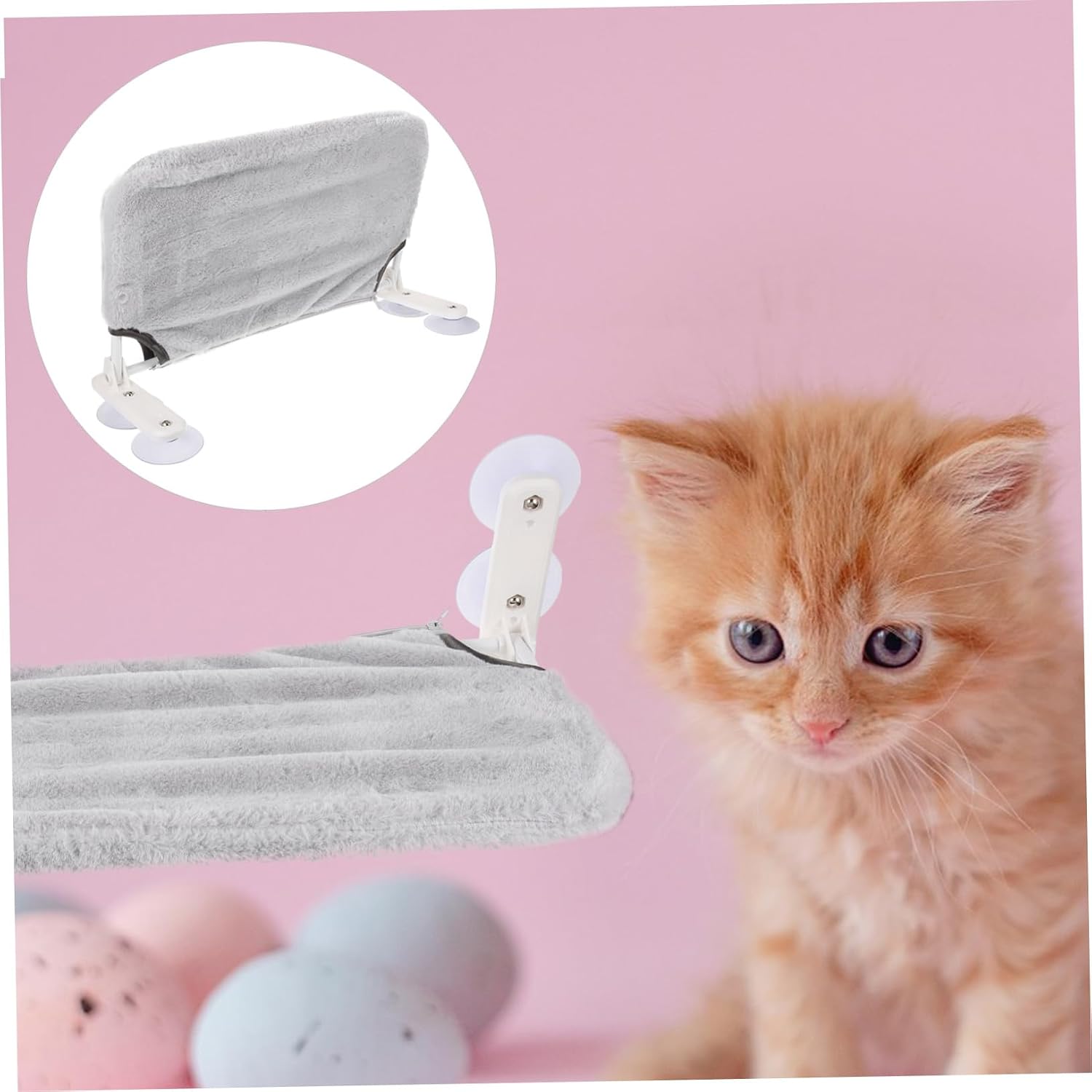 Cat Window Perch Hammock Bed for Cats Cup Shelf Cozy Breathable Design for Indoor Use for Napping and Relaxation Fits