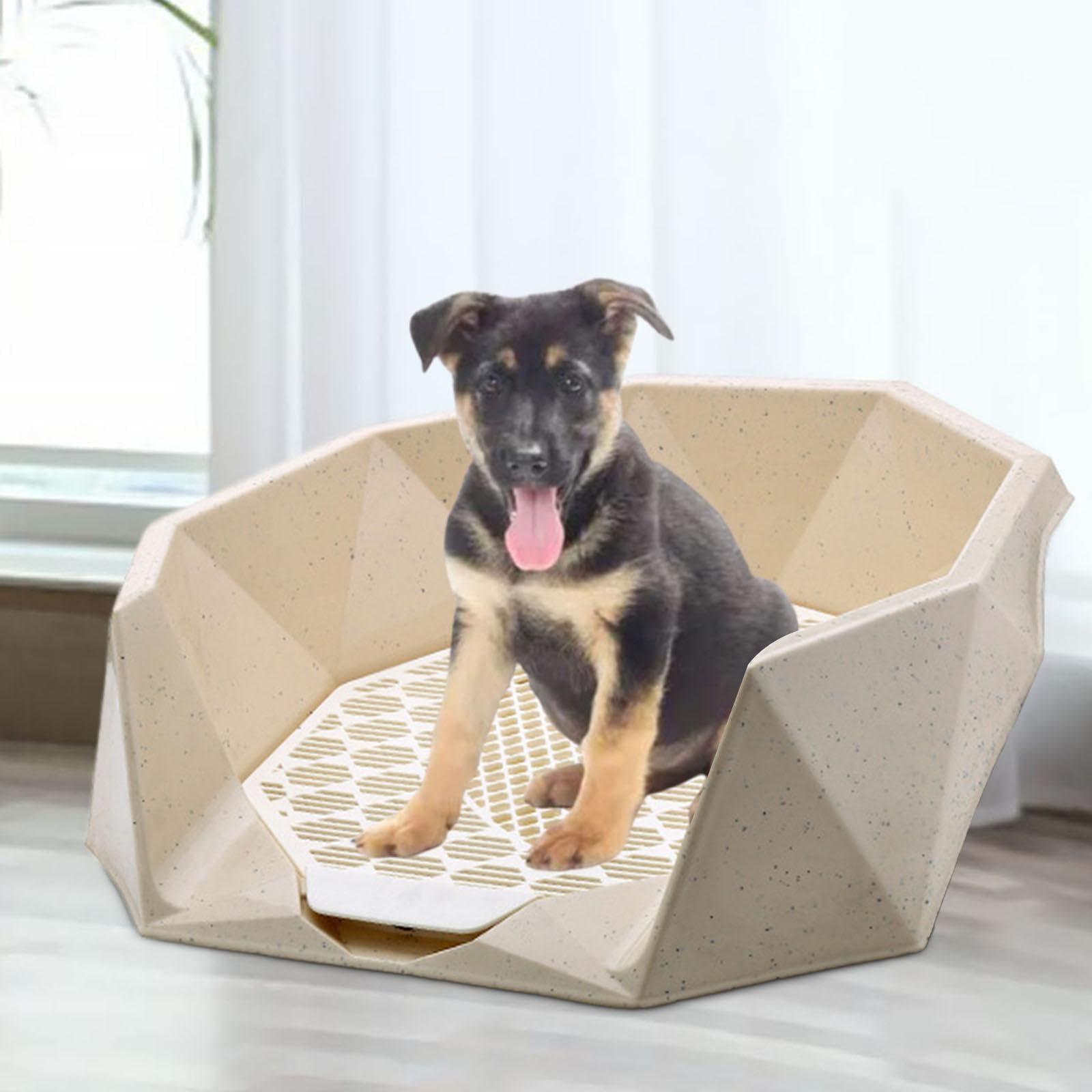 Hundetoilette für drinnen und draußen, tragbares Töpfchen für kleine Hunde, robust und leicht zu reinigen