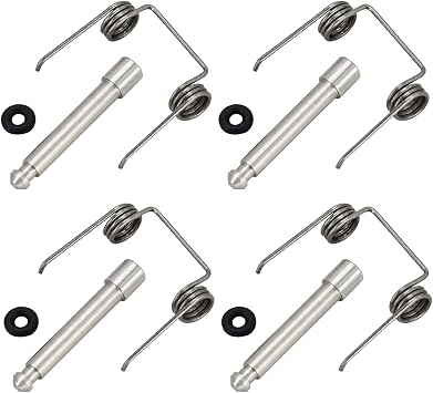 4PCS 877-825 Feeder Spring 877-761 Feeder Shaft 877-826 Shaft Ring Washer Set Compatible With Hitachi Coil Roofing Nailer NV45AB NV45AB2 NV45AE NV45AA NV45AB2M NV45AES NV50A1 NV50AP2 NV50A1M