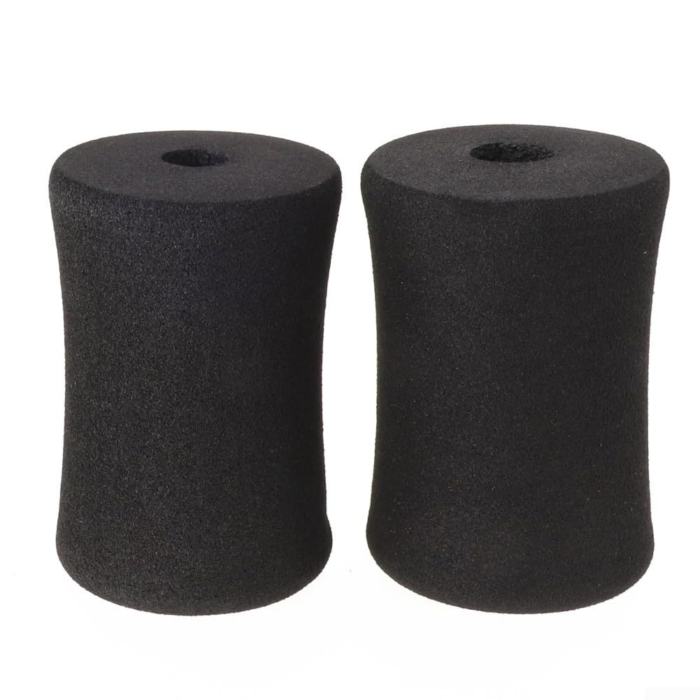 Lot de 2 coussinets en mousse pour banc de musculation - Remplacement idéal pour machines à pieds (135 x 70 cm)
