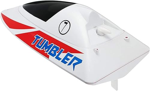 Miniatura 2 de POCO DIVO Tumbler Pool Racer 2.4Ghz RC Racing Boat Radio Control Yate de alta velocidad, blanco
