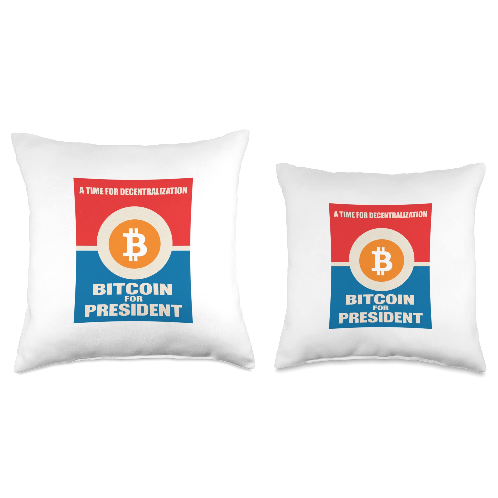 Amazon.com: Bitcoin Kryptowährung Hodl BTC Oldschool Bitcoin for President  Krypto Decentrality New Money Retro Throw Pillow, 16x16, Multicolor : Home  & Kitchen