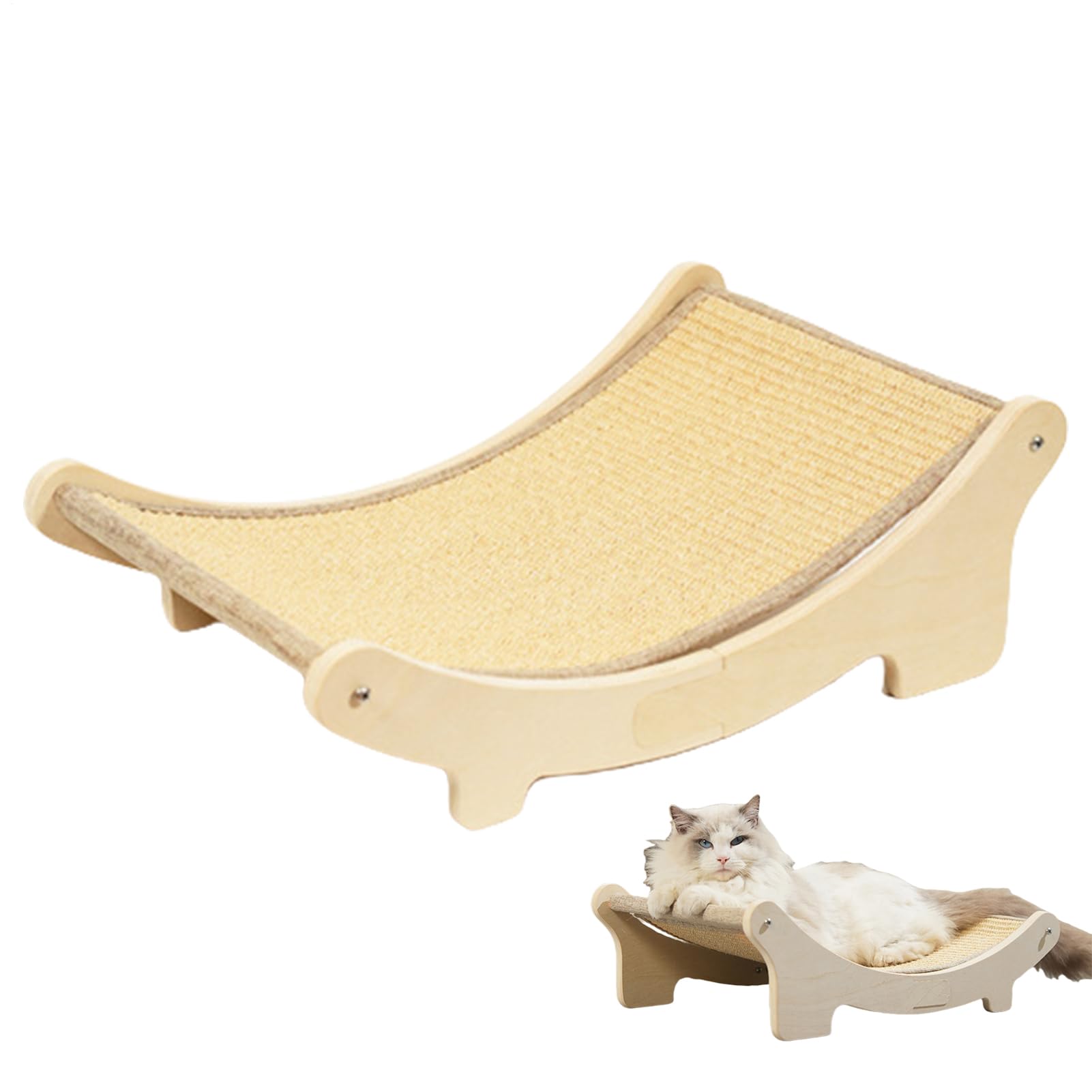 Lit griffoir pour chat, protection de meubles et coussin de salon en sisal