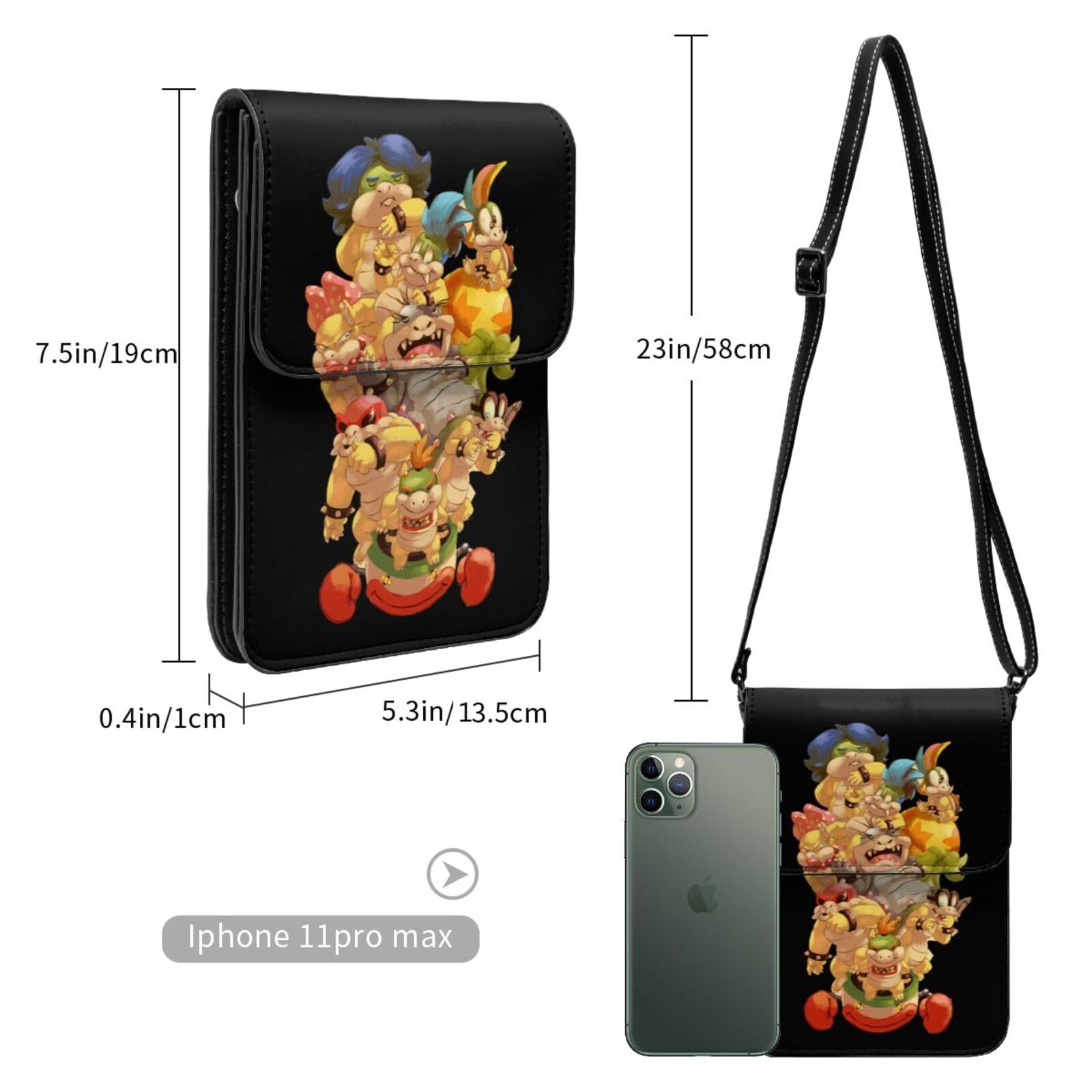 Amazon.co.jp: クッパjr (20) 男女兼用 スマホケース 携帯電話用ポーチ