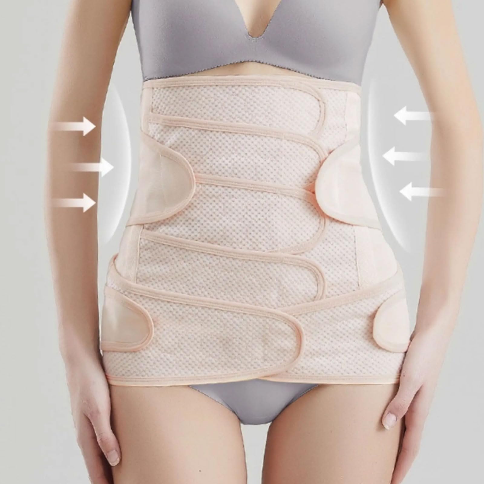 ,Flesh,M,Pas poporodowy Opaska wspomagająca brzuch w ciąży Gorsety wspierające po porodzie Trener talii poporodowy Bielizna modelująca ciało po porodzie
