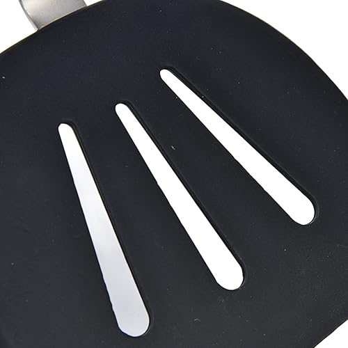 Miniatura 9 de Haofy Espátula de silicona flexible, volteador redondo ancho de chef, espátula de calor extra ancha para panqueques, huevos y tortillas