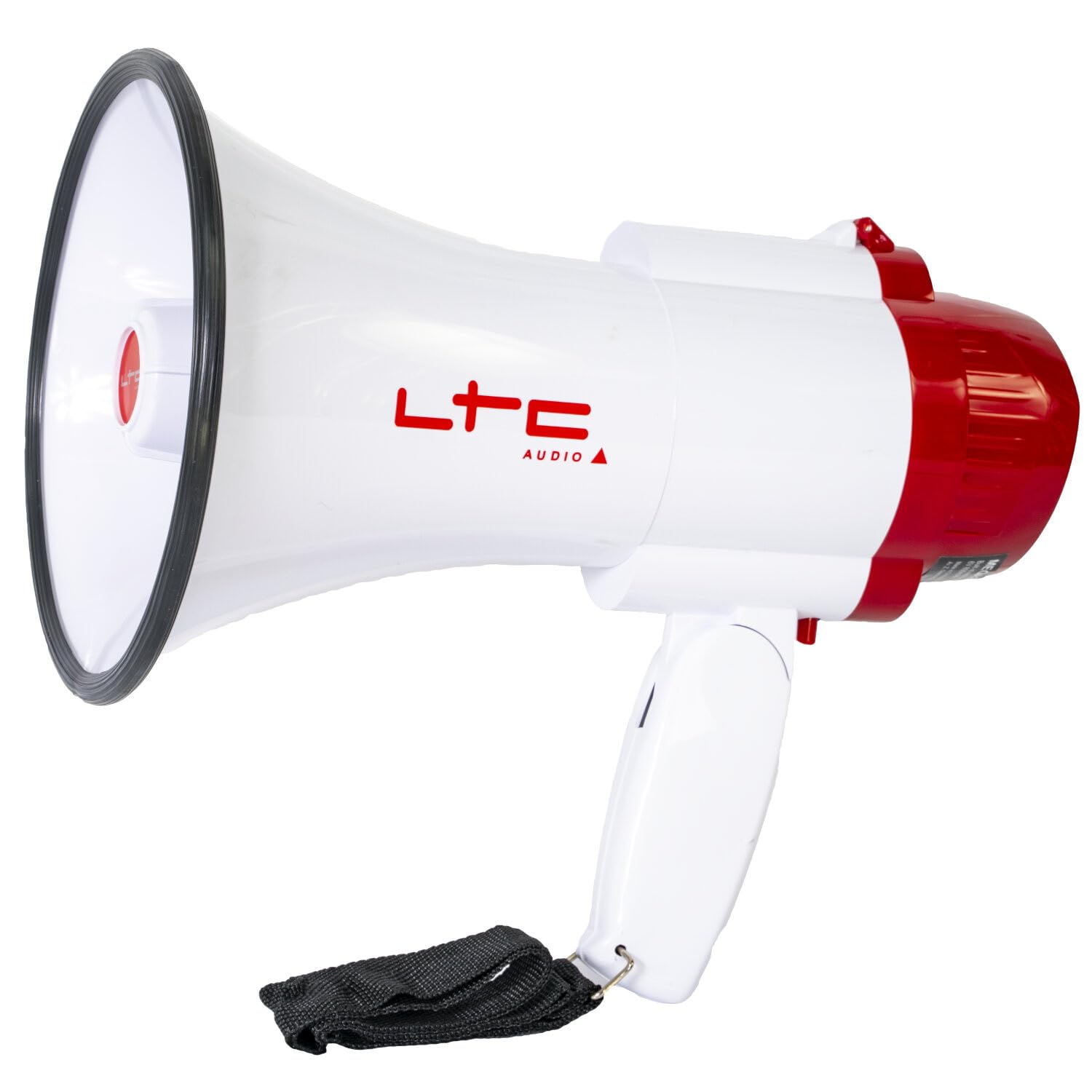 LTC - 2 megáfonos, recargables, 20 W, MEGA20 W, alcance 250 m. Altavoz compatible con eventos, fiestas, noche, deportes