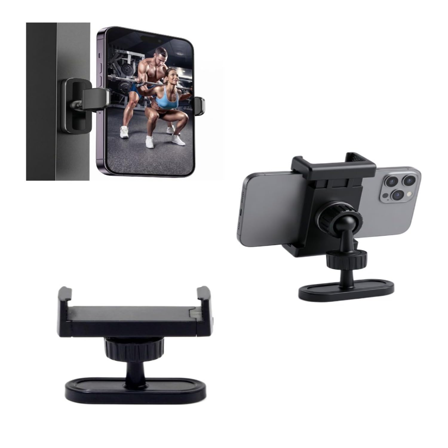 TAZENI GARHIL Magnetic Phone Holder for Gym, 360° Adjustable | Gym Phone Mount with Strong Magnet Base, Compatible with All Smartphones-picture-31