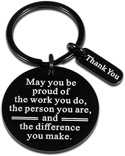 Christmas Gifts for Men Thank You Gifts for Coworker Boss Keychain Inspirational Gifts for Women Holiday Gifts for Coworkers Farewell Gifts for Employee Appreciation Goodbye Gifts for Nurses Teacher