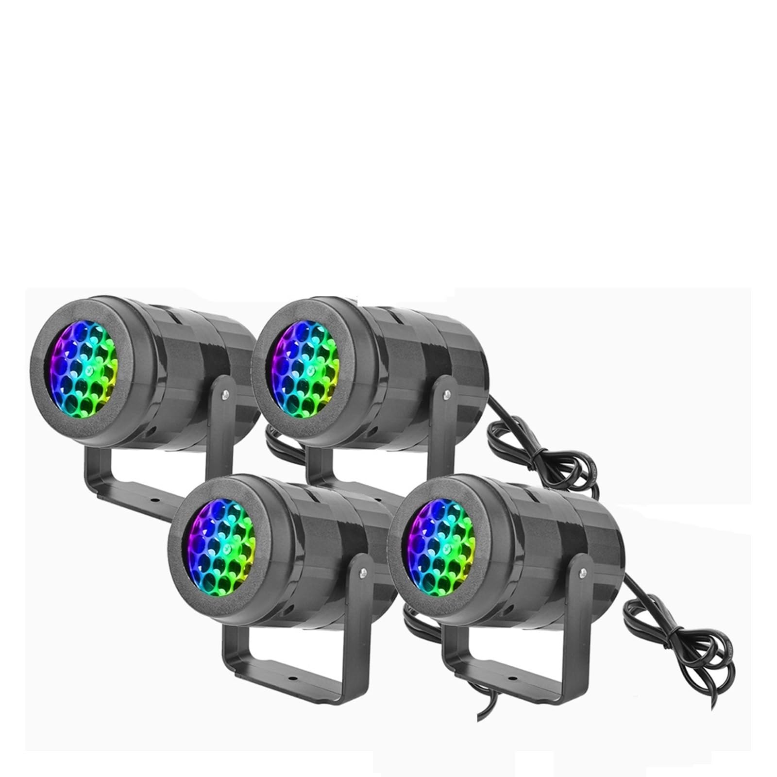 1-5 Pezzi luci for Feste di Natale proiettore Luce Luce da palcoscenico a LED Rotante Moo Natalizio illuminaze Natalizia for Esterni decorazi Natalizie - Proiettore per Le Feste(4PCS 5PCS)