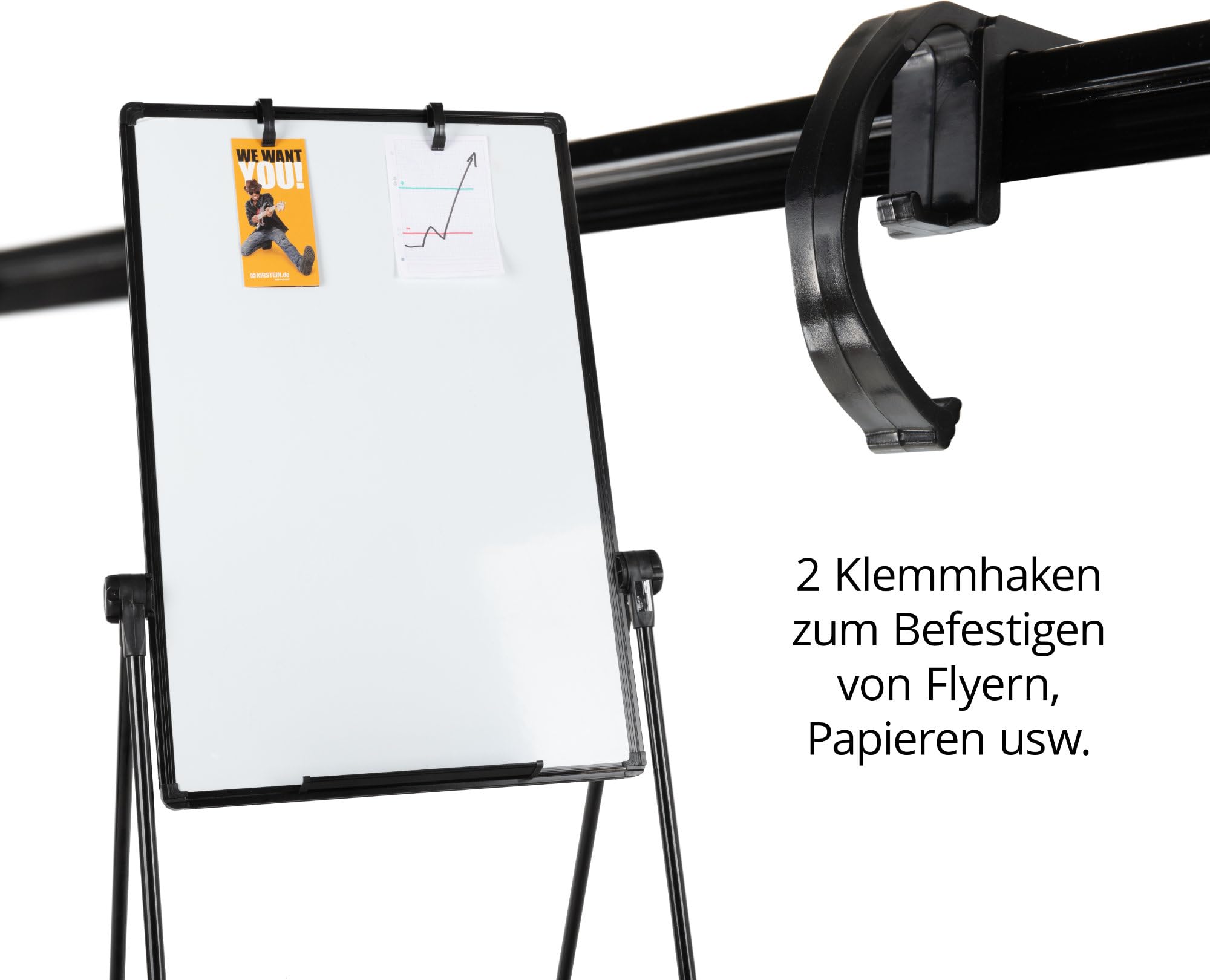 Stagecaptain WBB-9060 Whiteboard, Beidseitig beschreibbar, Abwischbar
