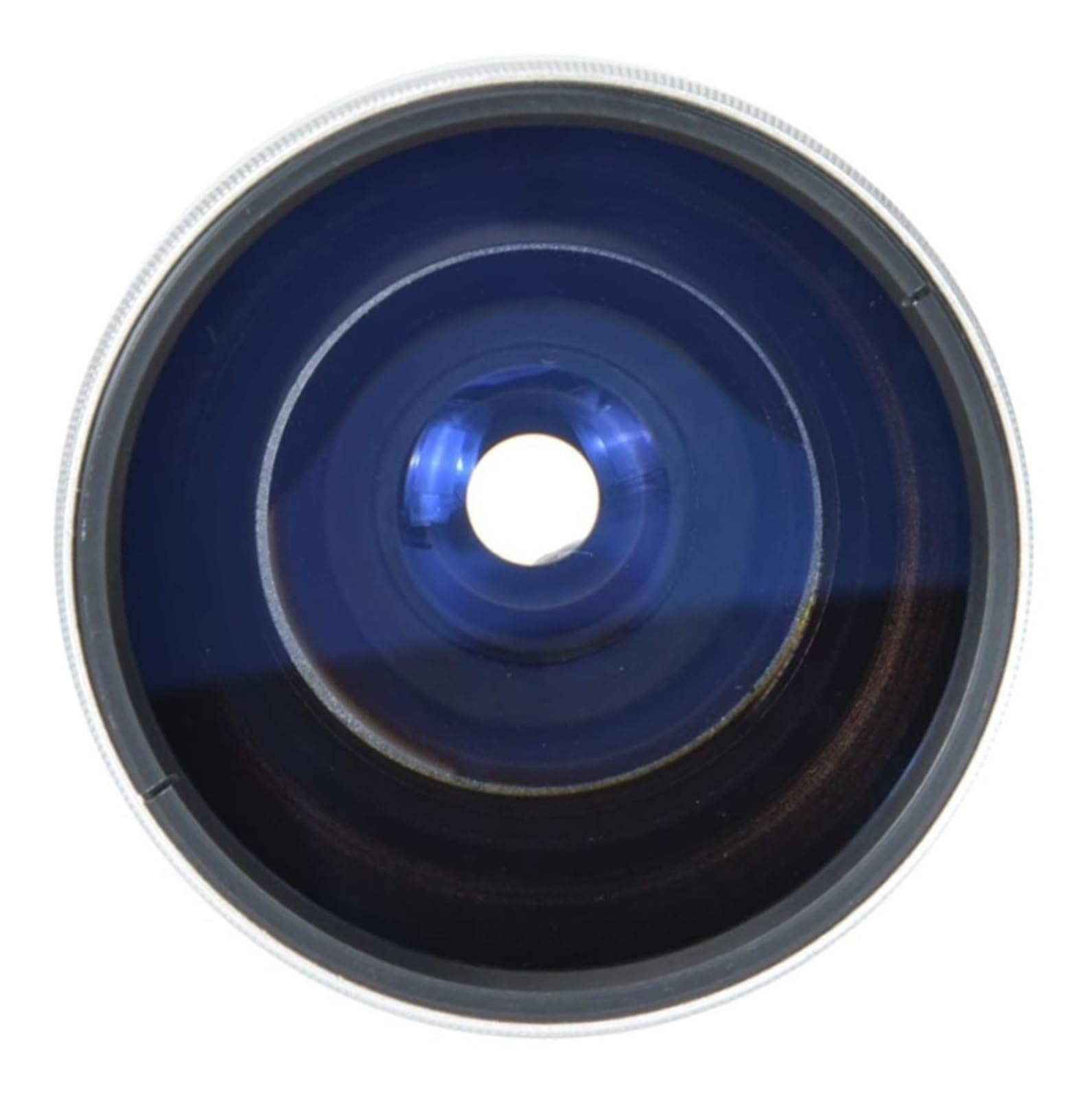 Obiettivo fisheye da 37 mm 0,25X, obiettivo grandangolare in lega di alluminio argento | Effetto distorsione fisheye, for obiettivi fotografici calibro 37 mm