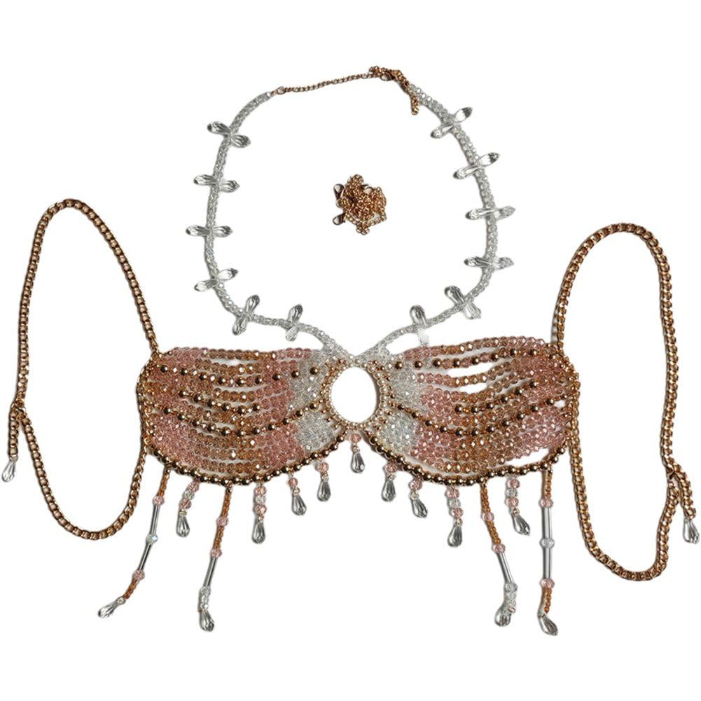 Cadena de bikini de playa para lucir en festivales