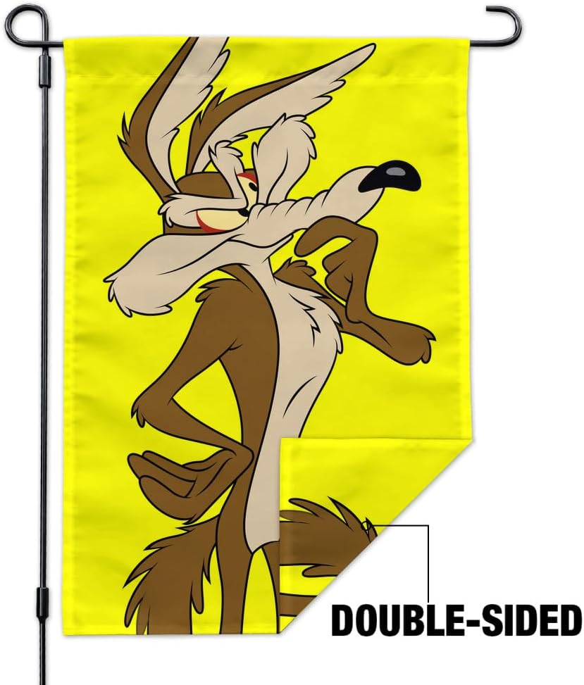 Looney Tunes Wile E Coyote Garden Yard Flag