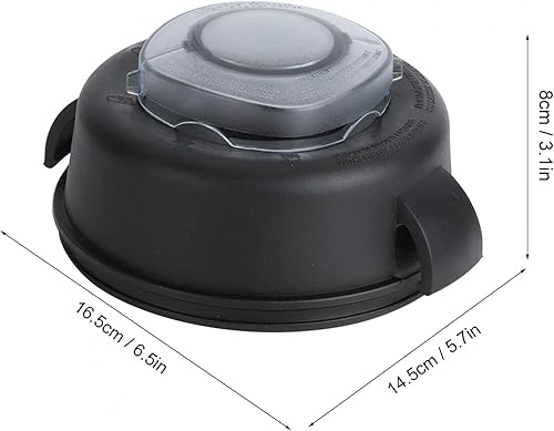 Miniatura 4 de Tapa de piezas de licuadora, tapa de 2 partes y tapón, piezas de repuesto, mezcladora apta para Vitamix Eastman Tritan, 64 onzas