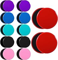 JOUTYFOR 24 Pack Dual-Sided Core Sliders - Exercise Gliders for Gym, Home, Yoga, Pilates | Strengthen Abs, Burn Fat, Boost Balance