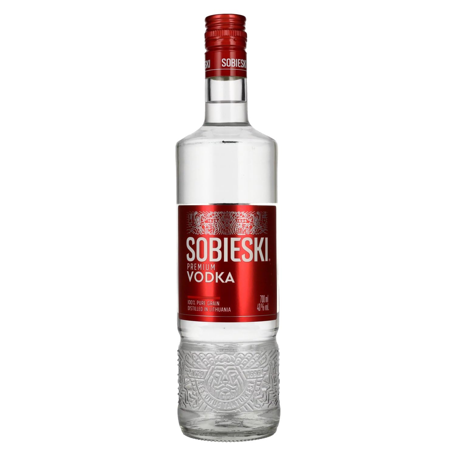 Sobieski Sobieski Premium Vodka 40% Vol. 0,7l - 3 Paquetes de 700 ml - Total: 2100 ml