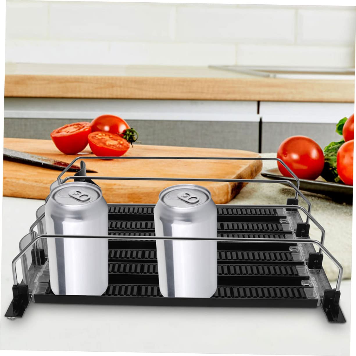 Distributeur Automatique de Boissons 3 Pièces Noir Abs Inox