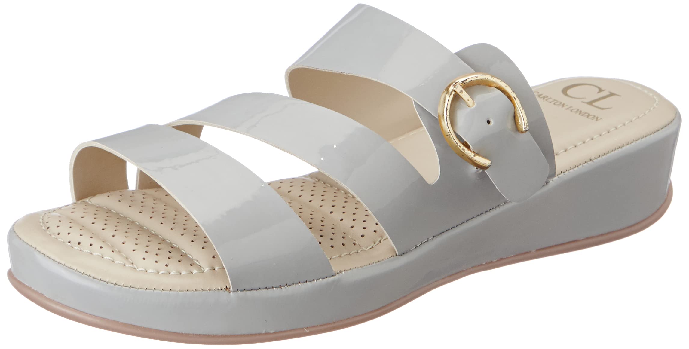 Carlton London Womens Grey Heeled Sandal-3 Kids UK (CLL-6705) (B0B637KSKB) Amazon Price History, Amazon Price Tracker