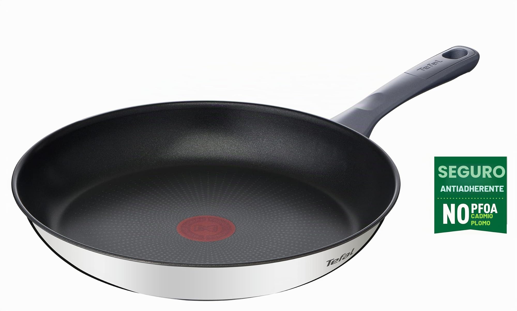 Tefal Olla a presión Secure Trendy 6L - Dos programas, verdura y carne, comidas más rápidas & Daily Cook - Sartén baja de 28 cm con revestimiento resistente, duradero y seguro