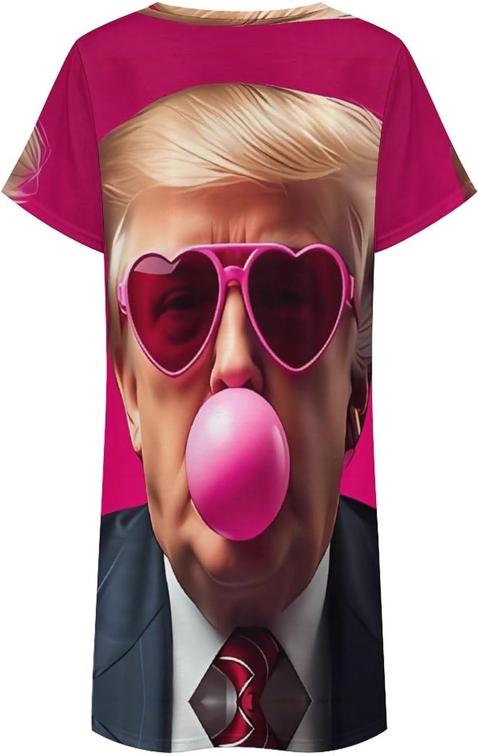 Trump Nightgowns for Women Short Sleeve Crewneck Night Dress Shirts