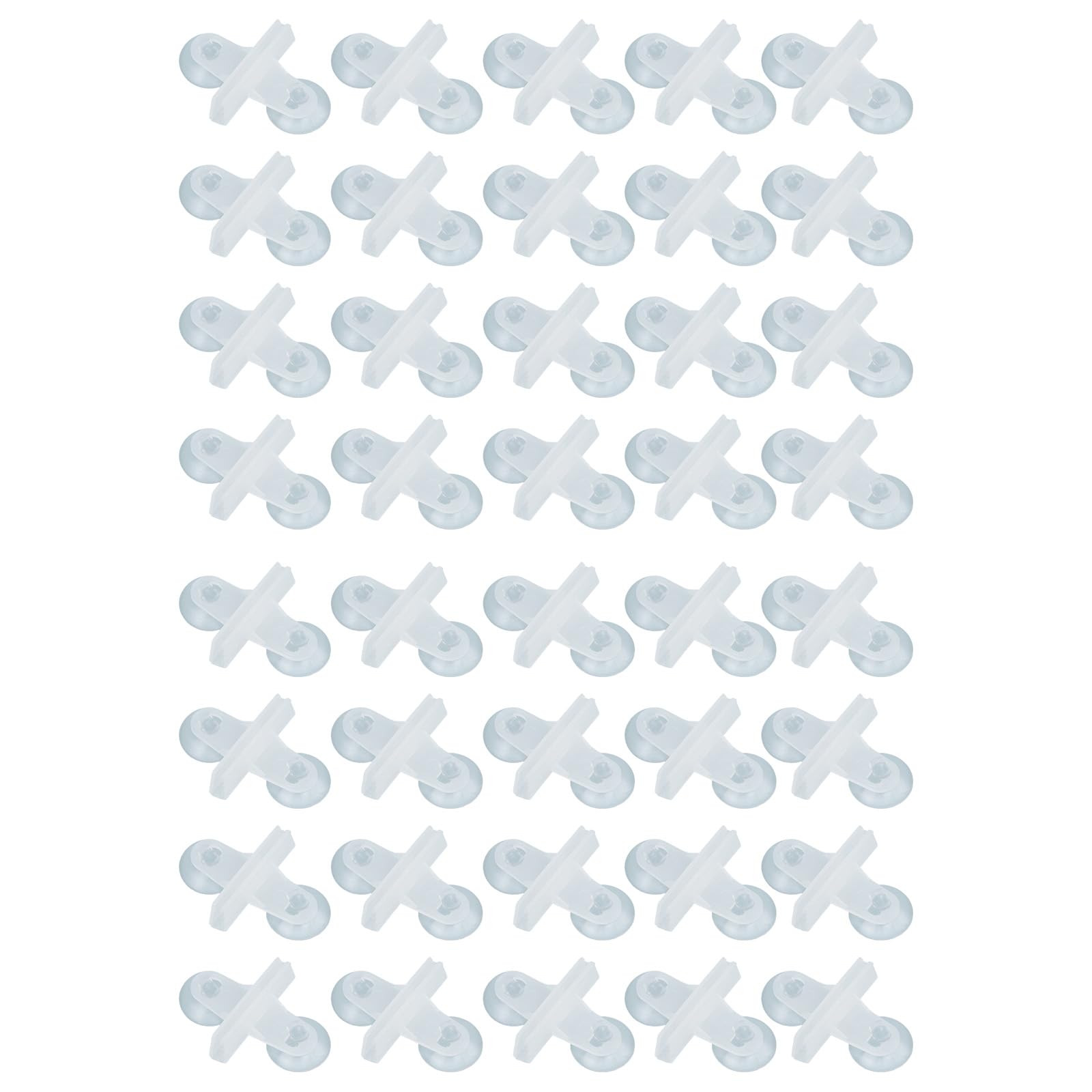 40 Stück PVC Aquarium Tanks Trennclips mit Saugnäpfen für Fischtrennung und Zucht