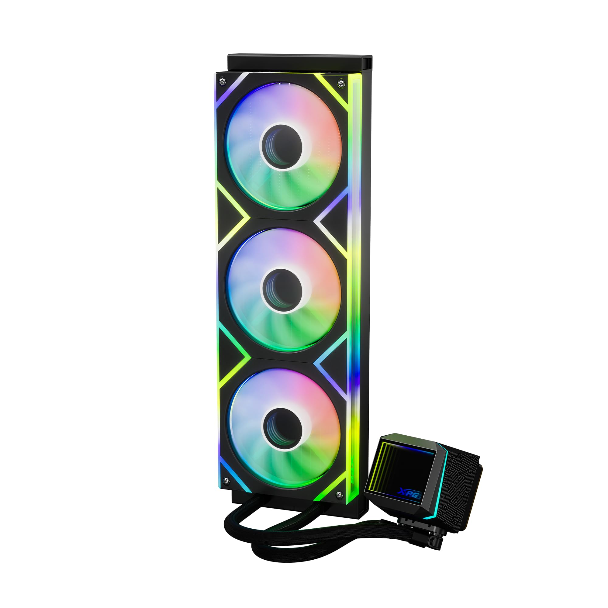 XPG Levante II 360, personal desktop AIO Liquid Cooler, Black, PC components