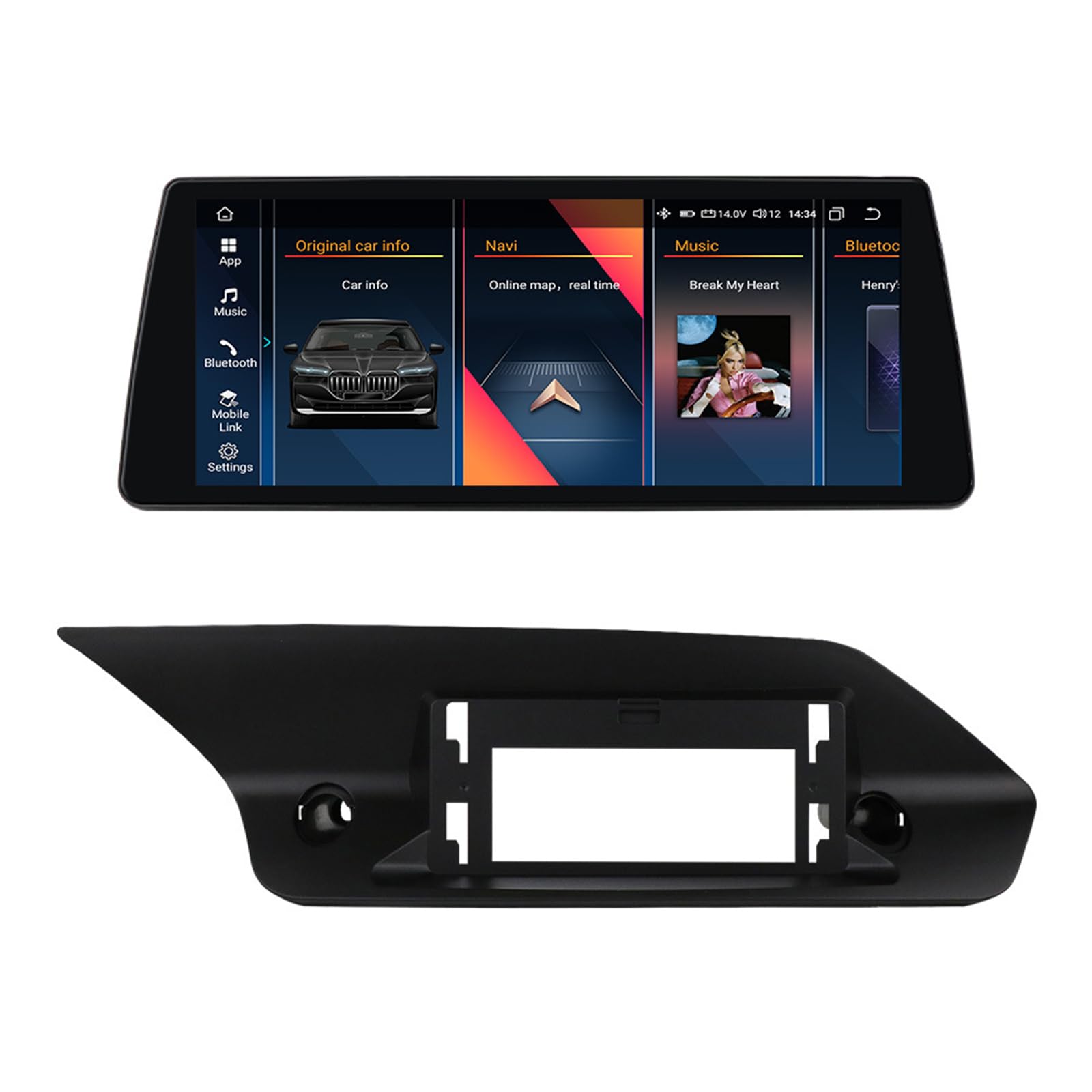 Ciosipul HD Touch Screen Carplay Android auto for B-enz W212 E Class E200 E230 E260 E300 S212 2009-2012 Car Stereo Radio Multimedia Receiver DSP Bluetooth(Size:8CORE 8+256G,Color:12.5" NTG4.5)