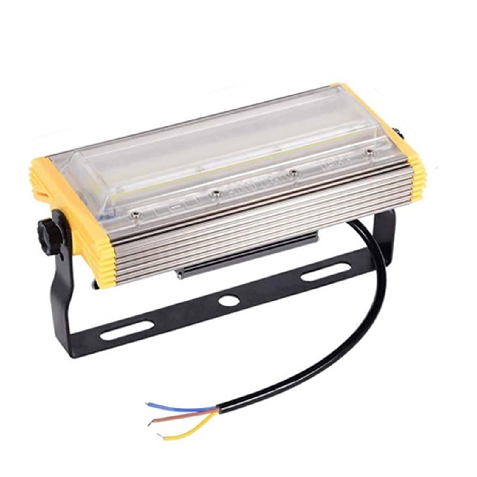 MKHJKIOII Flood Light 50W 100W 150W Outdoor COB Floodlight Projector LED Reflector Lamp Waterproof Spotlight Construction Lamp(Warm White,50W)