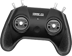 Generic Controlador de simulador de avião RC FPV Drone Controller para treinamento de iniciantes Joystick de metal portátil Cabo remoto USB, Preto