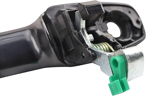 Miniatura 163 de TRQ Manija de puerta exterior delantera izquierda plateada para el lado del conductor compatible con Nissan 370Z 2009-2017