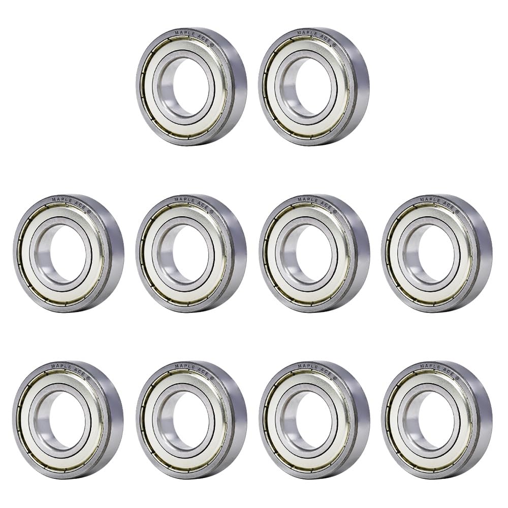 MAPLE ACE 6003-ZZ Ball Bearing Premium Metal Shielded 17x35x10mm (10Pcs)