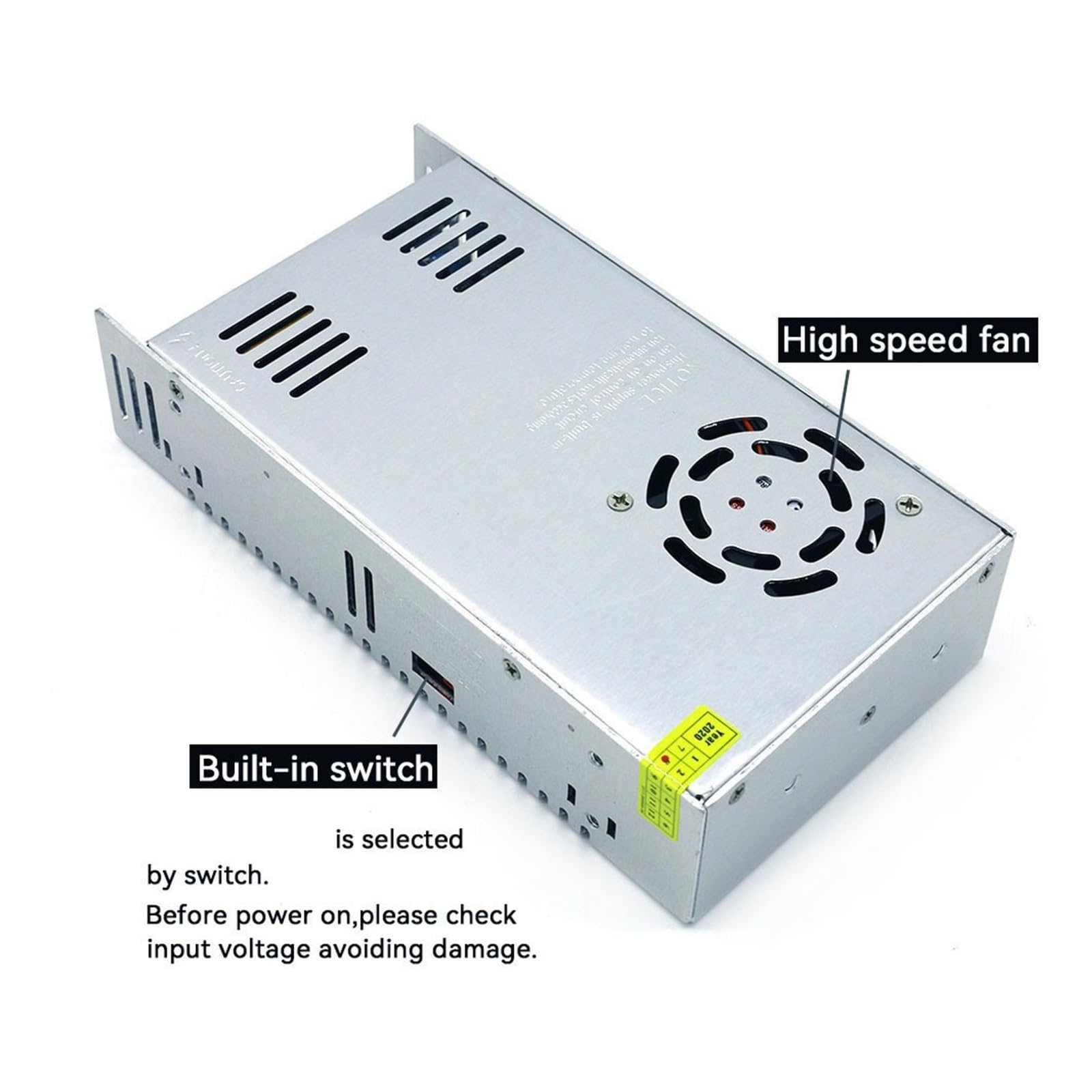 600 W Uniwersalny Regulowany Zasilacz Impulsowy Źródło Zasilania AC Do DC 12 V 24 V 36 V 48 V 400 W 500 W Transformator Sterownik Adapter Do Taśmy LED Wszechstronny i wydajny(36V,400W)