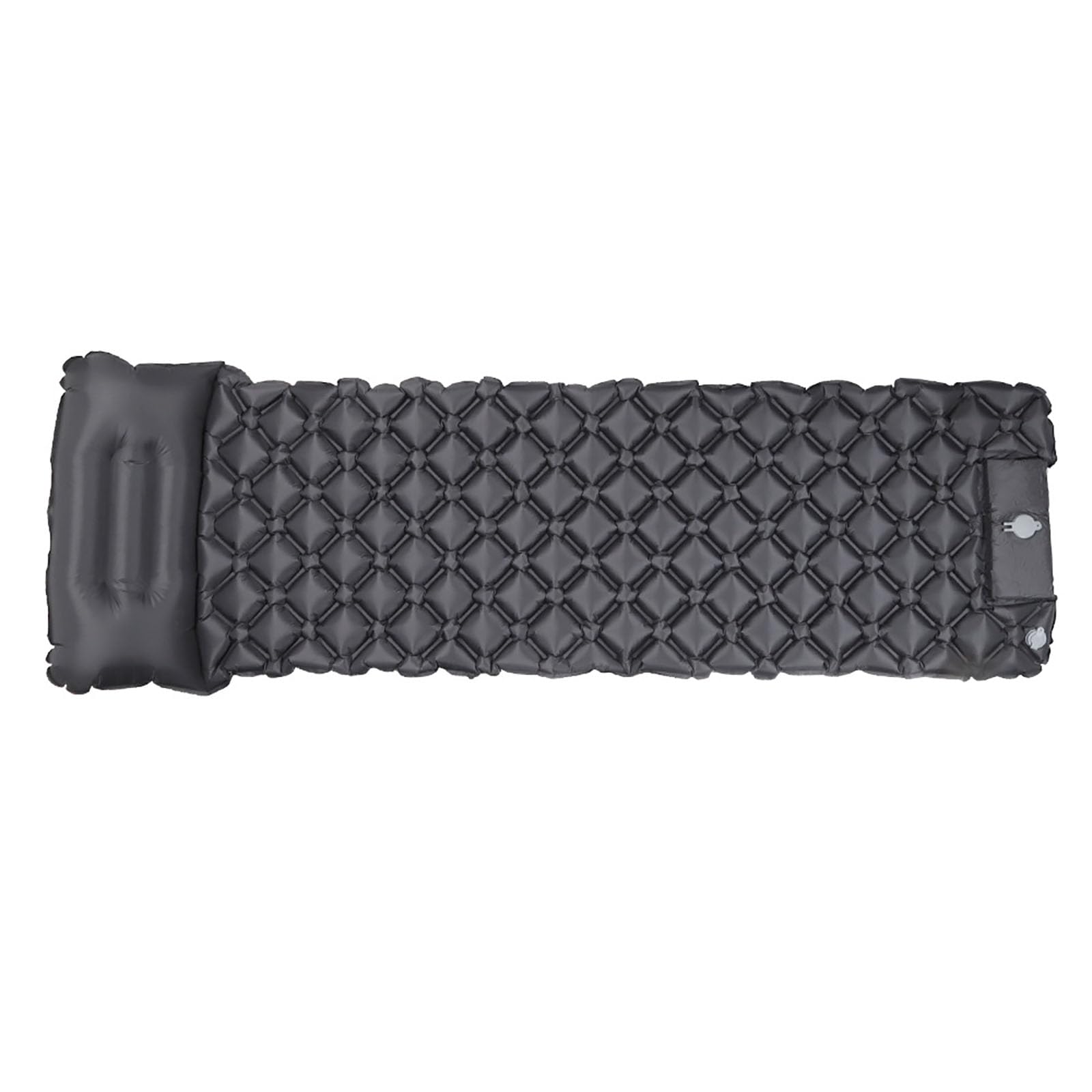 Colchoneta Inflable para Acampar, Colchón De 5 Cm De Grosor con Bomba De Pie Incorporada, Colchoneta Inflable con Almohada Adjunta, para Mochileros, Senderismo Y Al Aire Libre