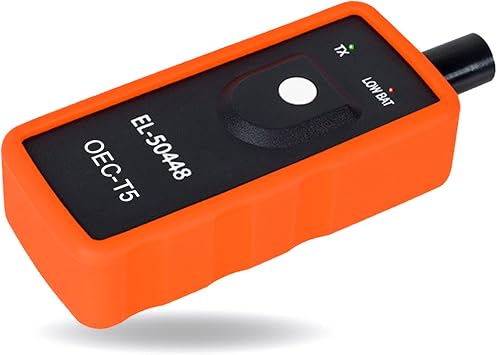 Beypovk TPMS Relearn Tool for GM Tire Sensor, EL-50448 TPMS System Programming Training Tool, Automotive Tire Pressure Monitor System Sensor Activation Reset Tool OEC-T5 Orange