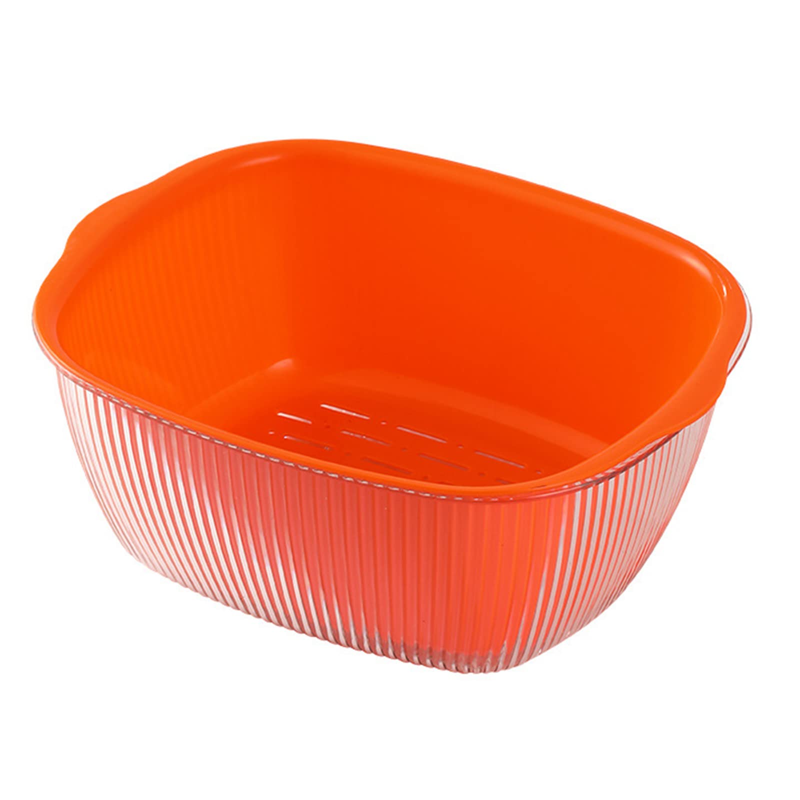 Buxuaaaa Layer Wash Basin Multi-purpose Colanders Strainers for Fruits Vegetables to Use and Home Tool Kitchen Drain Basket