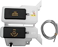 Vista 454 de TRQ Botella de desbordamiento del tanque de expansión del depósito de refrigerante del radiador compatible con Porsche Macan 2015-2018