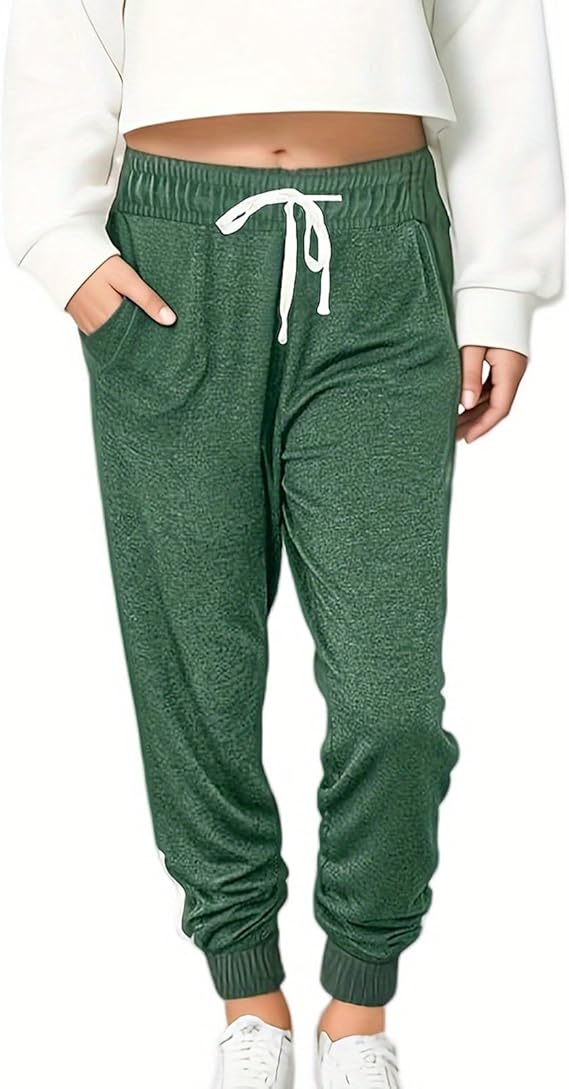 Women Baggy Sweatpants with Pockets Lounge Womens Pajama Pants Female Trouser